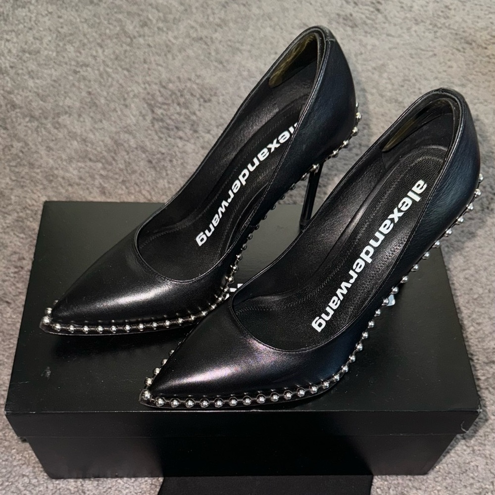 Alexander wang Rie Studded leather pumps
